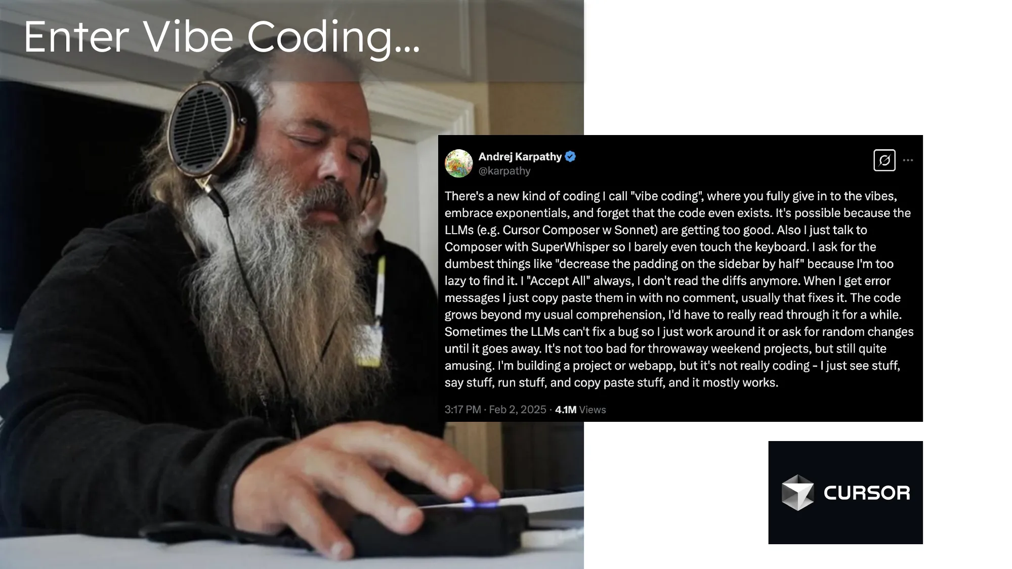 Vibe Coding Tweet