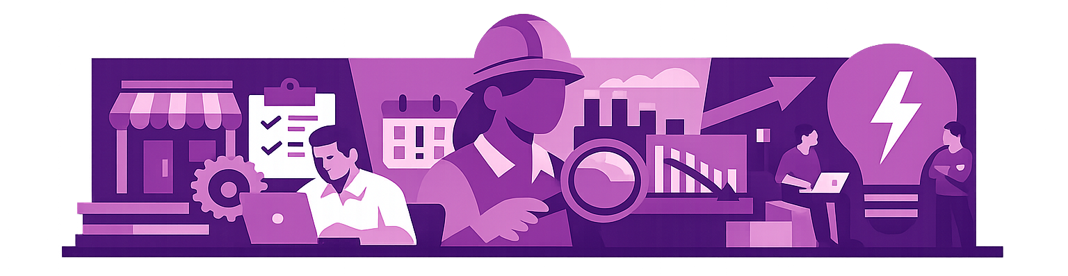 Illustration showing who Foundations NEXT is for